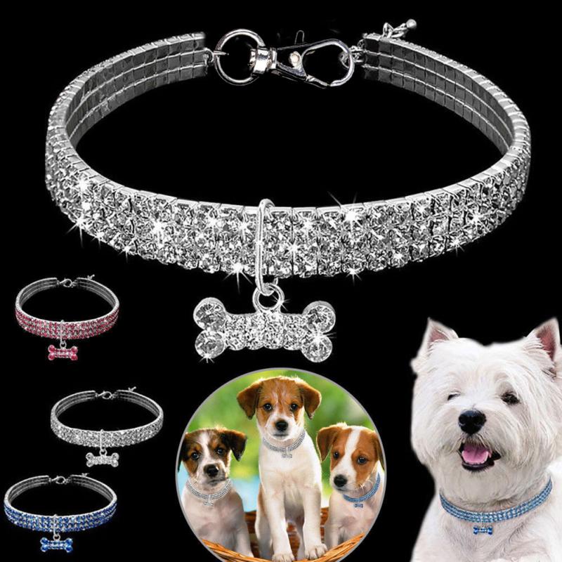 Bling Rhinestone Dog Collar