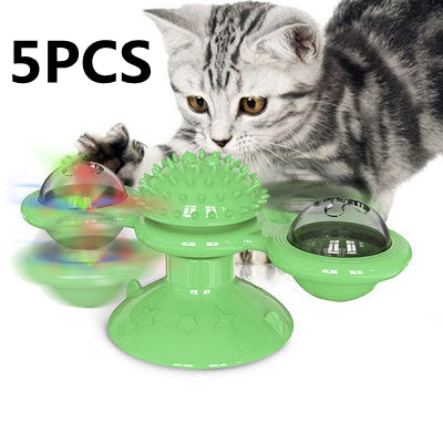 Cat Rotating Windmill Toys