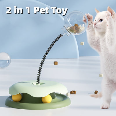 2 In 1Cat Leakage Food Toy