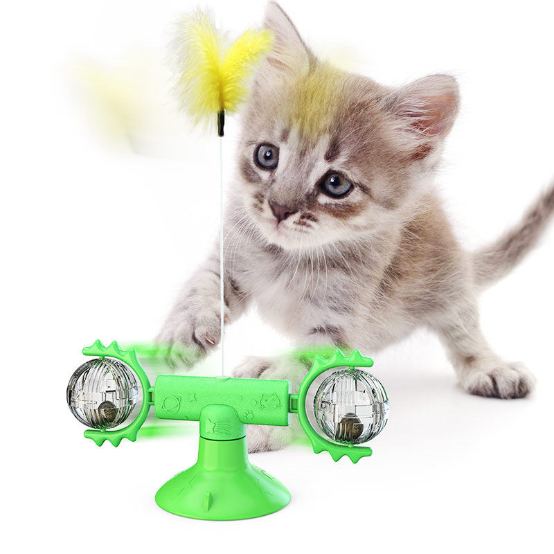 Cat Rotating Windmill Toys