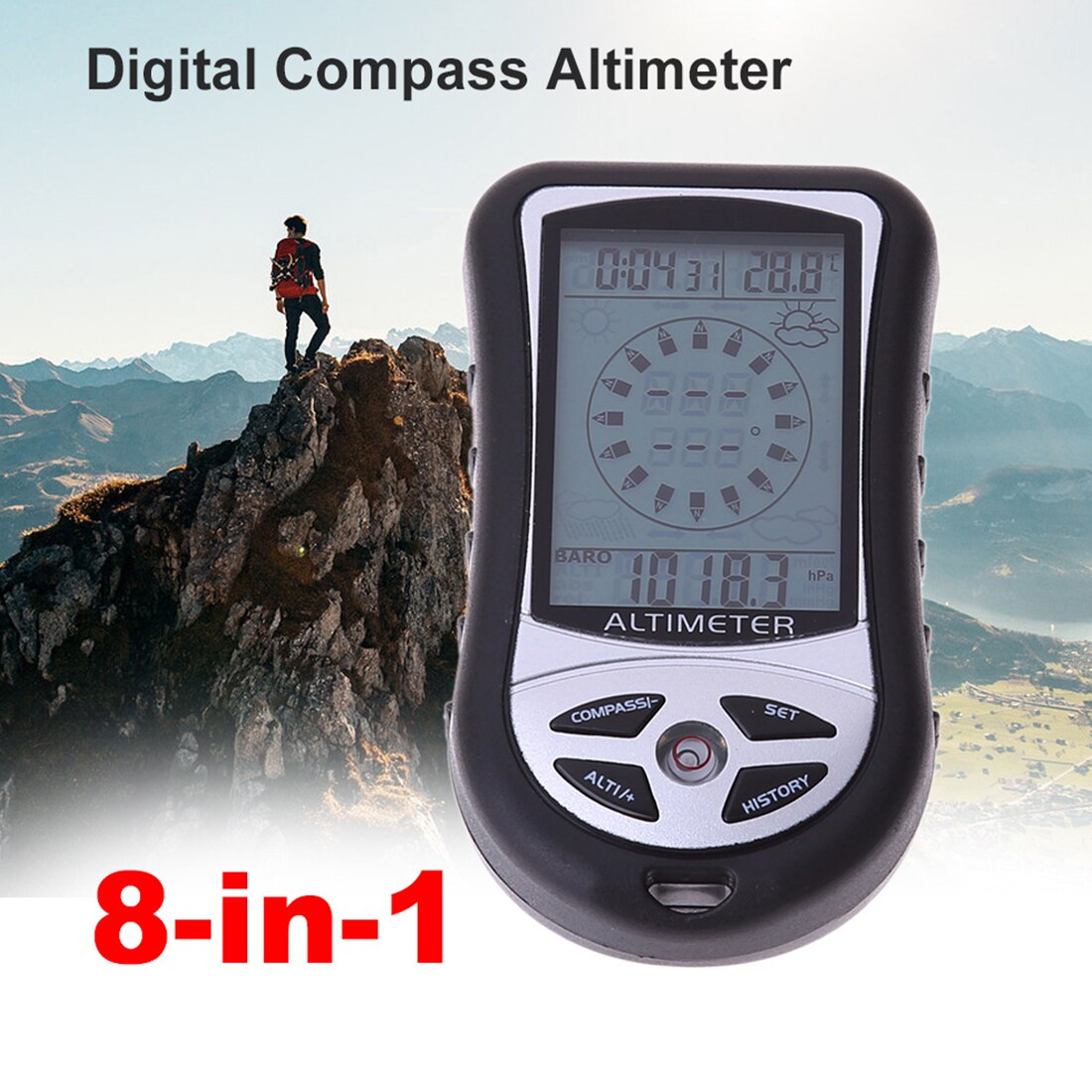 8-in-1 Electronic Altimeter