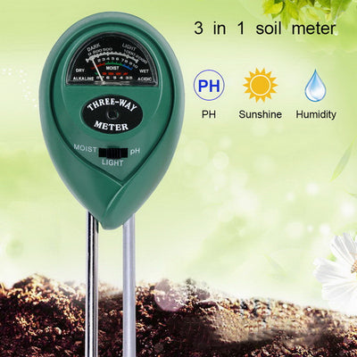 3 in 1 Soil Water PH Meter