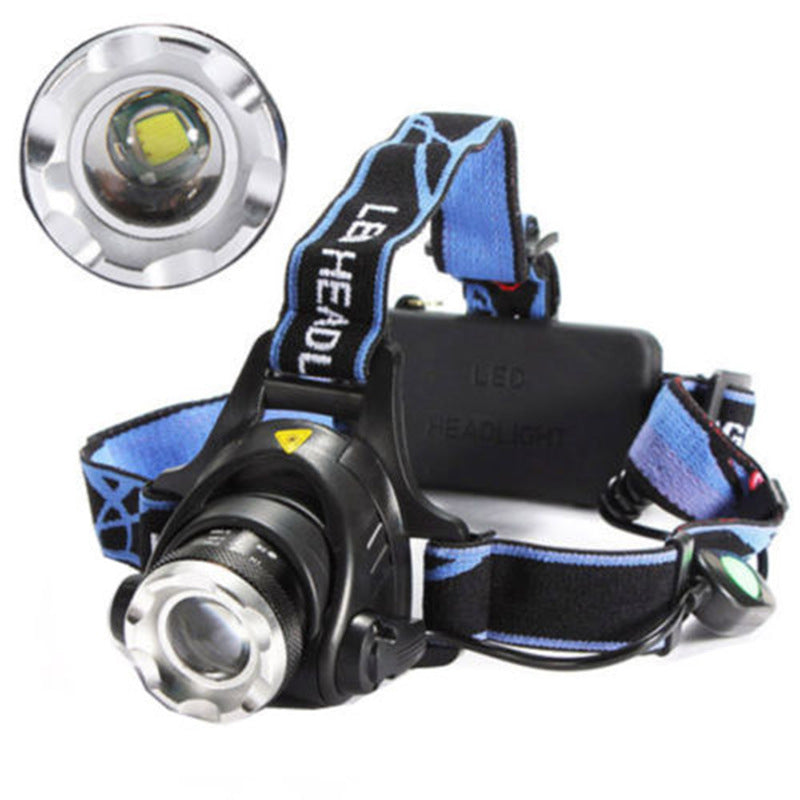 Adjust Telescopic Fishing Strong Light Zoom Headlight Outdoor Fishing Headlight