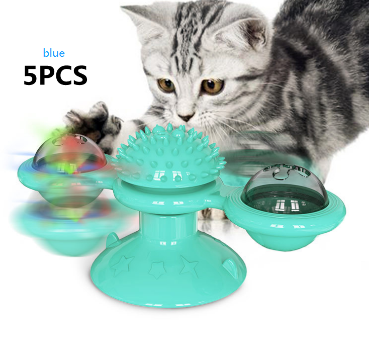 Cat Rotating Windmill Toys