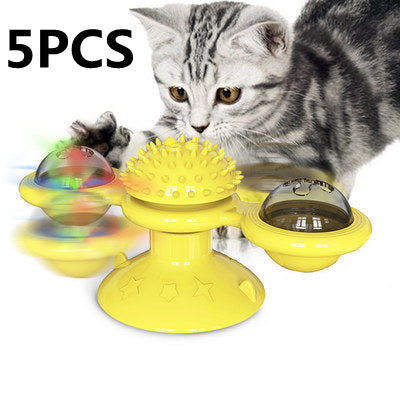 Cat Rotating Windmill Toys