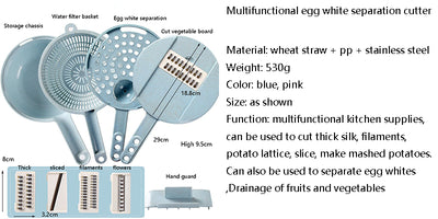 8 In 1 Multipurpose Vegetable Slicer