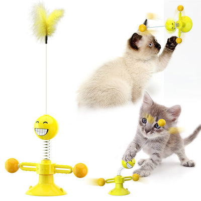 Cat Rotating Windmill Toys