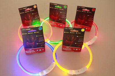 Rechargeable Pet Flashing Collar