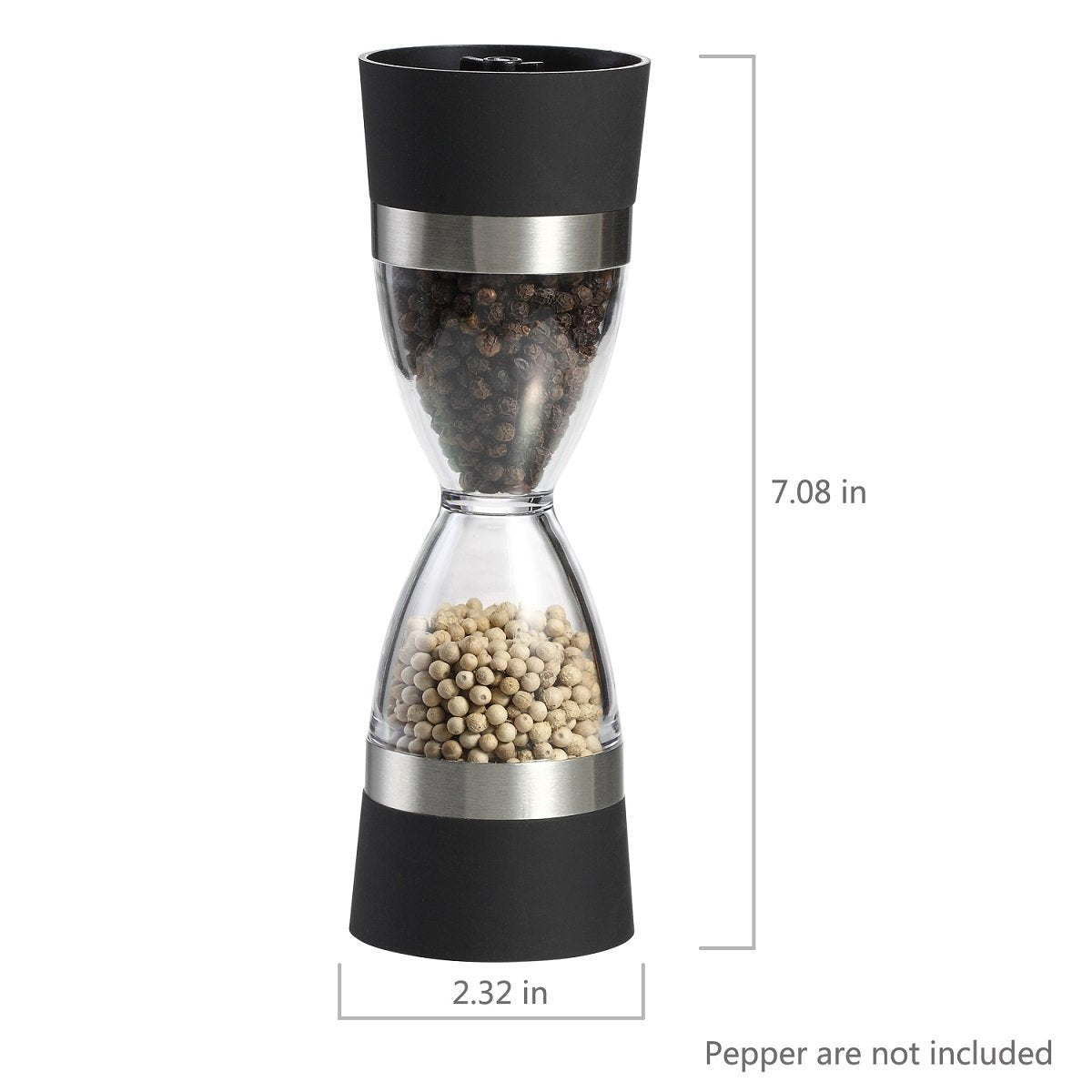 2-in-1 Manual Pepper Grinder