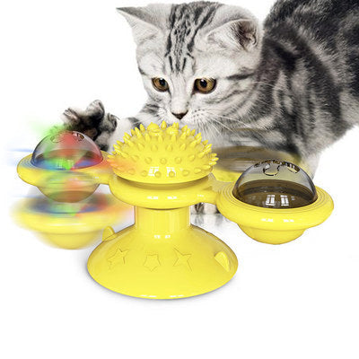 Cat Rotating Windmill Toys