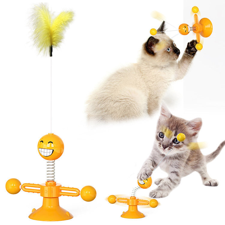 Cat Rotating Windmill Toys