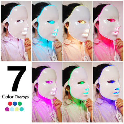 7 Colors LED Face Mask