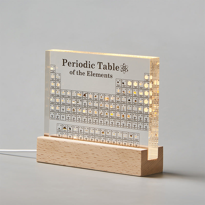 Acrylic Periodic Table With Ornament