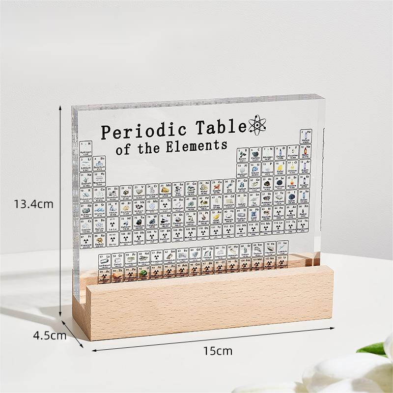 Acrylic Periodic Table With Ornament