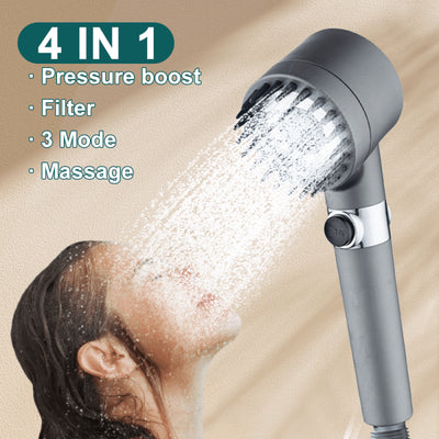 4 in 1 High Pressure Showerhead