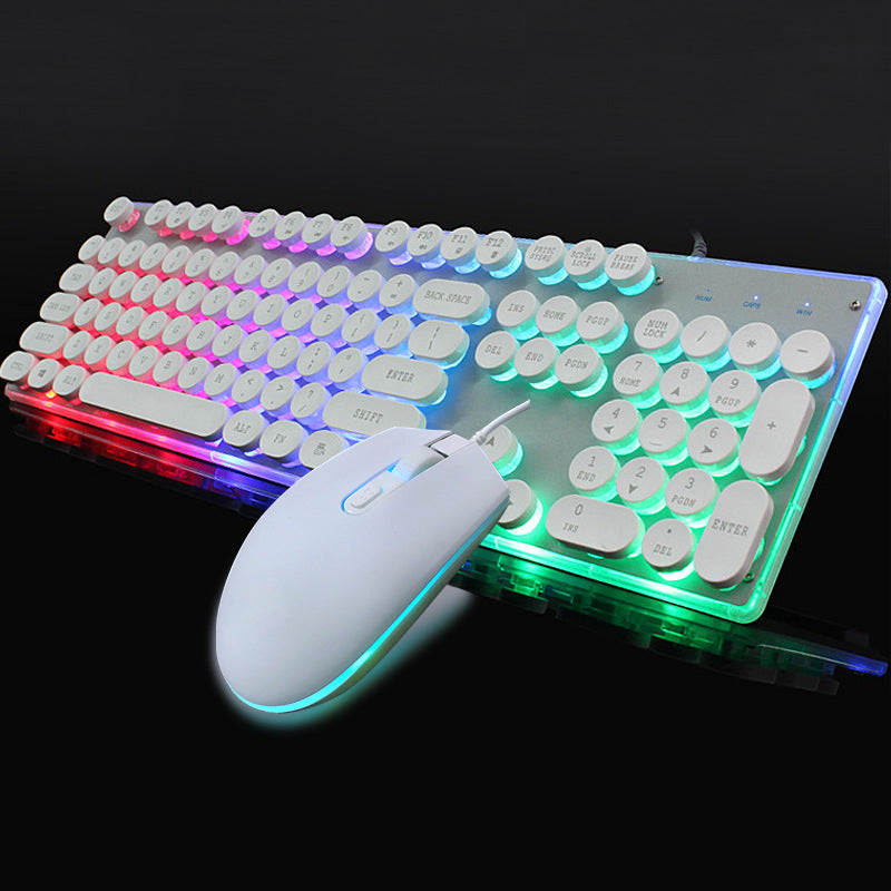 Luminous Keyboard Mouse Set