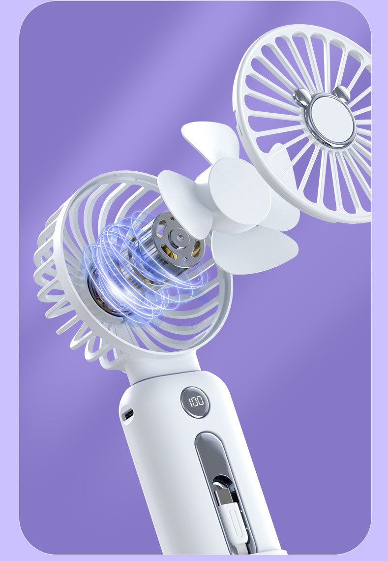 2-in-1 Handheld Small Fan