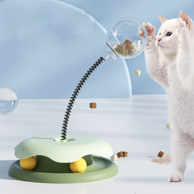 2 In 1Cat Leakage Food Toy