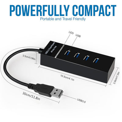 4 In 1 Multi Splitter USB HUB