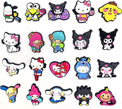 35 PCS Cartoon Croc Charms for Girls Kawaii Croc