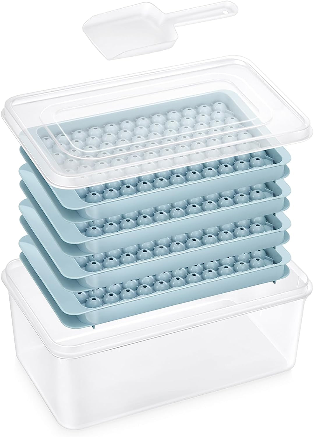 Mini Ice Cube Tray, 4 Pack Small Ice Cube Tray