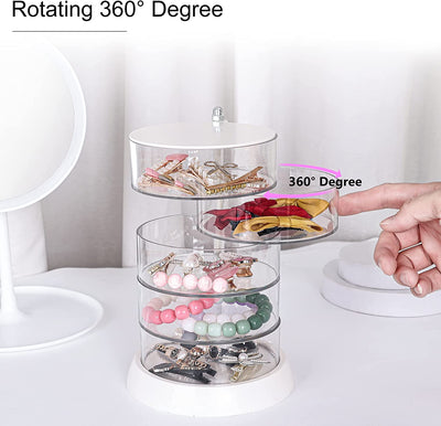 360° Rotating Hair Accessories Organizer