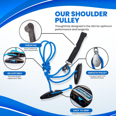 Blueranger Shoulder Pulley with Patient Guide Aids Recovery