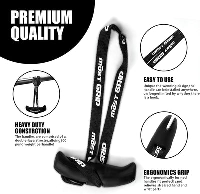 Pull up Handles Ergonomic Resistance Band Handles Exercise