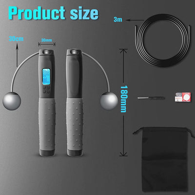 Jump Rope, Skipping Rope for Women Men Kids with Ball Bearings Rapid