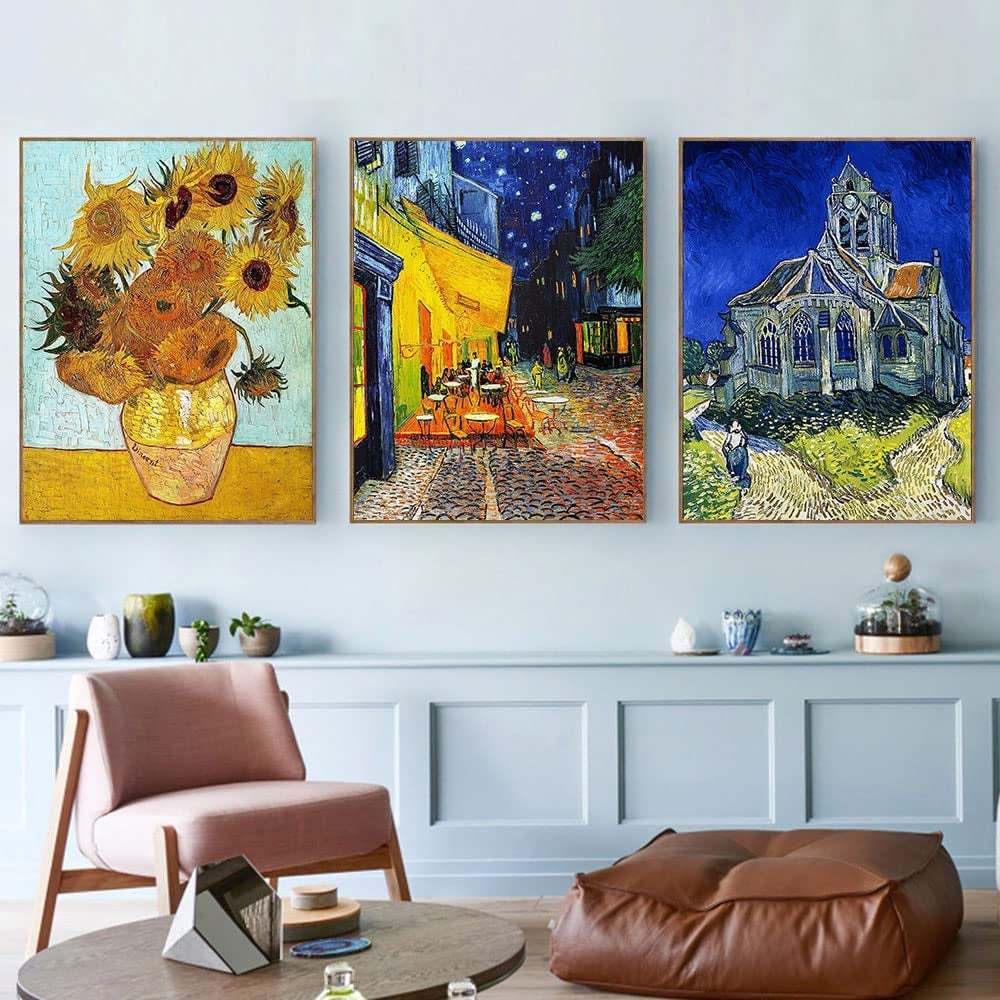 Diamond Painting Kits for Adults, 6 Pack Van Gogh Starry