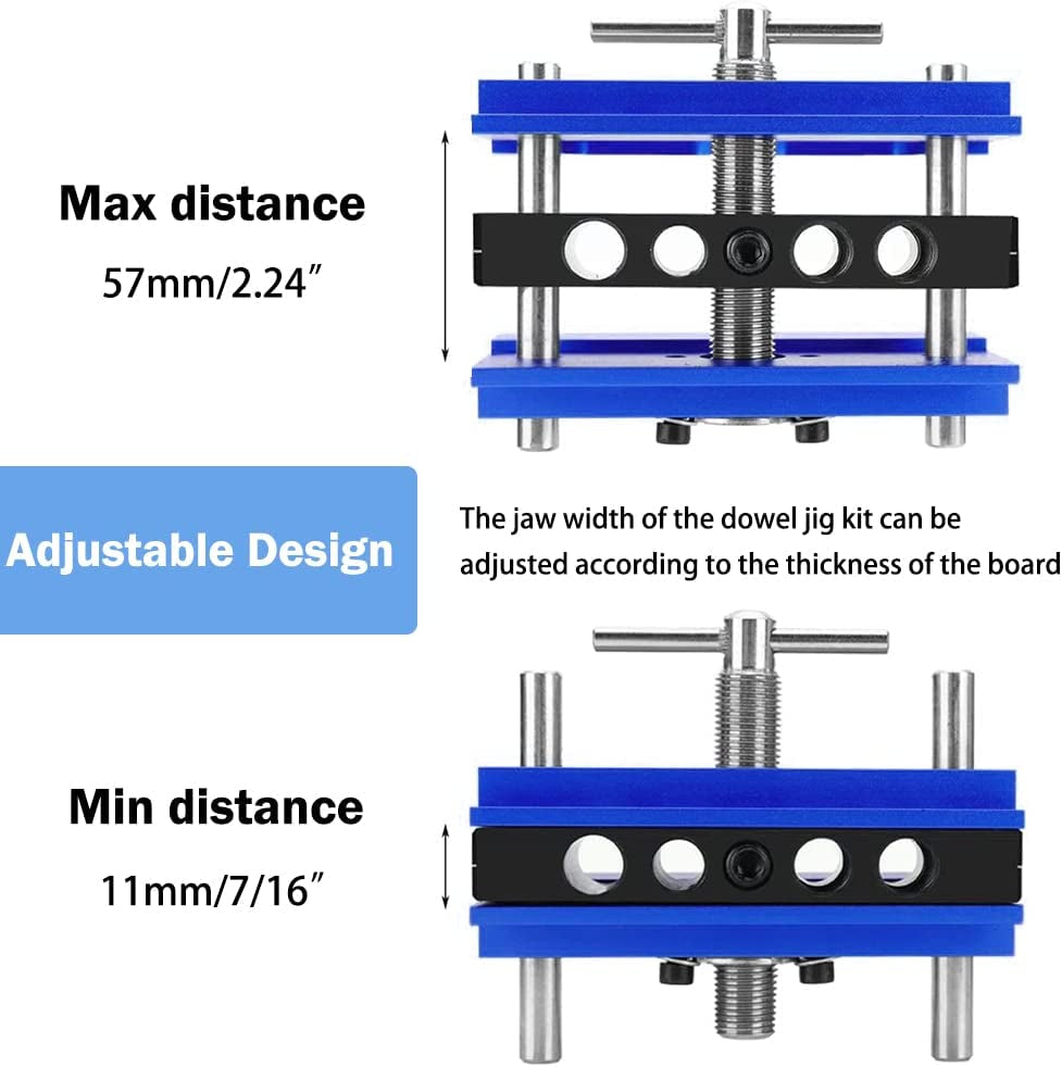 Self Centering Doweling Jig Kit Drill Guide Bushings