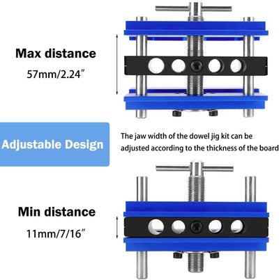 Self Centering Doweling Jig Kit Drill Guide Bushings