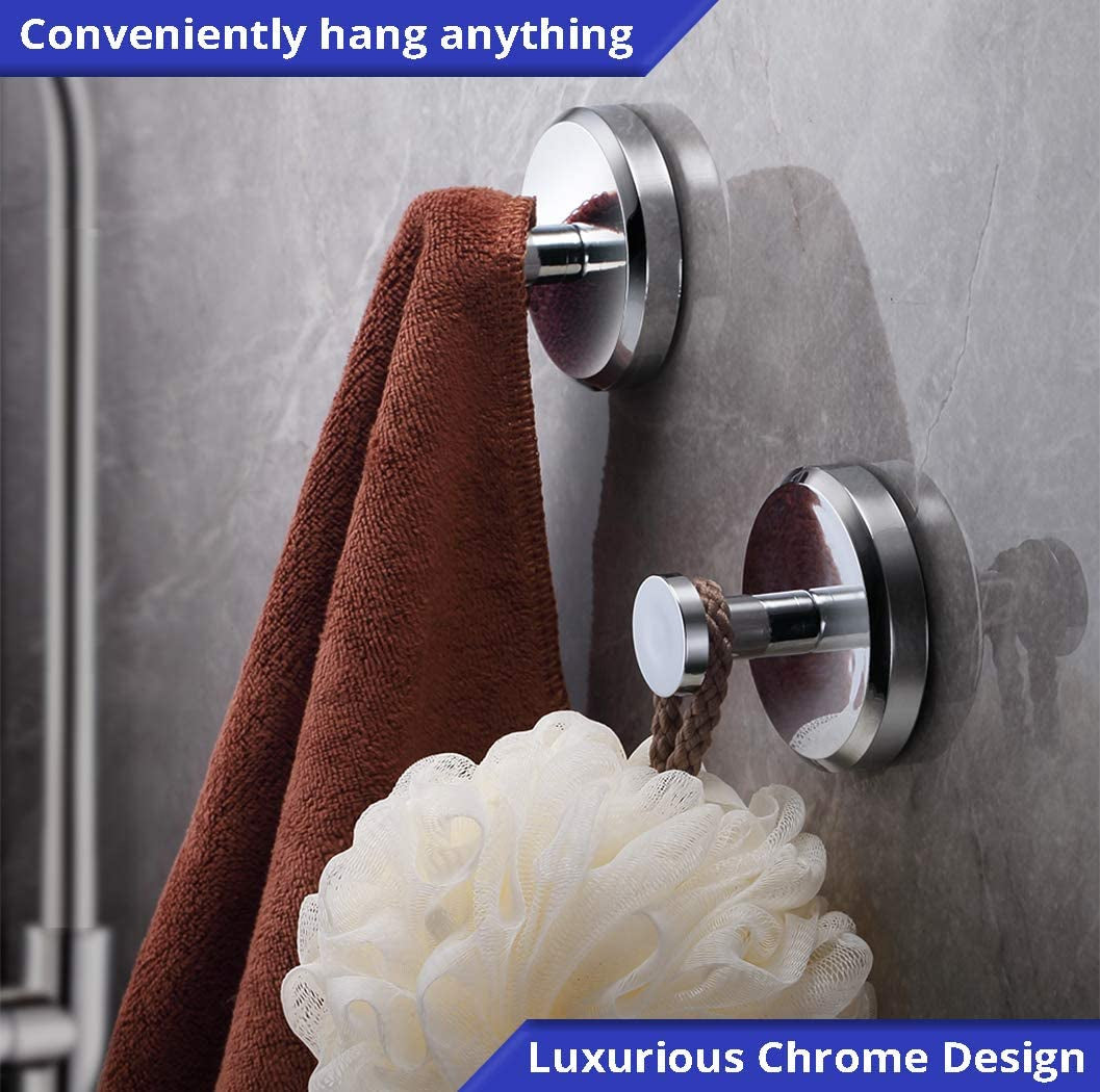Suction Cup Hooks for Shower, Bathroom, Kitchen