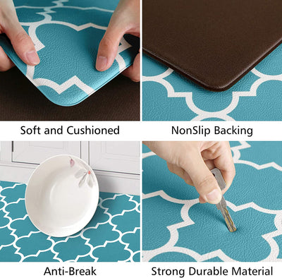 Kitchen Mat [2 PCS] Cushioned Anti-Fatigue Kitchen