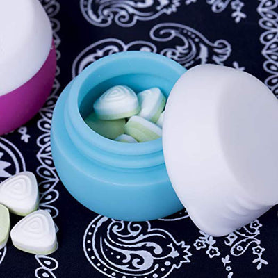 Travel Containers for Toiletries,  Silicone Cream Jars, TSA