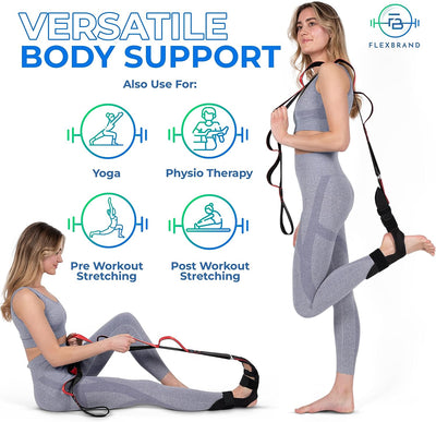Fascia Stretcher Yoga Stretching Strap, Nylon Strap Exercise