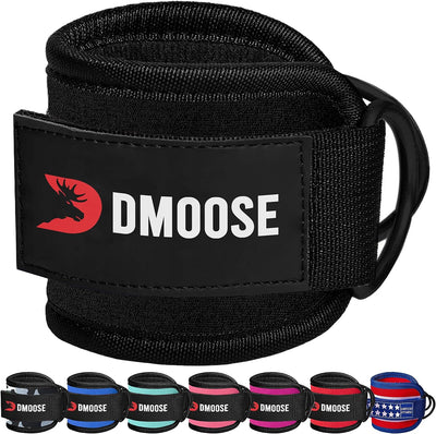 Dmoose Ankle Strap for Cable Machines Gym & Workout Kickback Cuffs