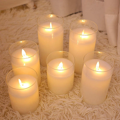Flameless Led Candles Flickering, Real Wax