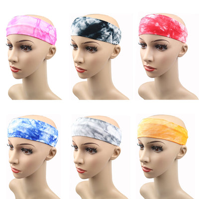 12 Pack Cotton Headbands by Teemico Tie Dye Headbands Cotton