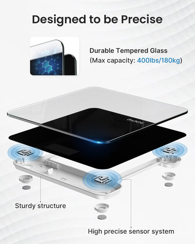 Digital Bathroom Scale, Highly Accurate Body Weight