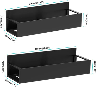 2 Pack Refrigerator Magnetic Storage Rack, Spice Rack