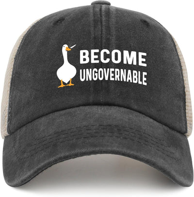 Funny Goose Hat Silly Goose on the Loose Hat Men Baseball Hats Funny Cap