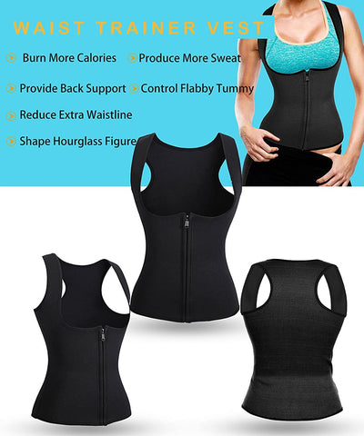 GAODI Womens' Sauna Suit Workout Sweat Body Shaper