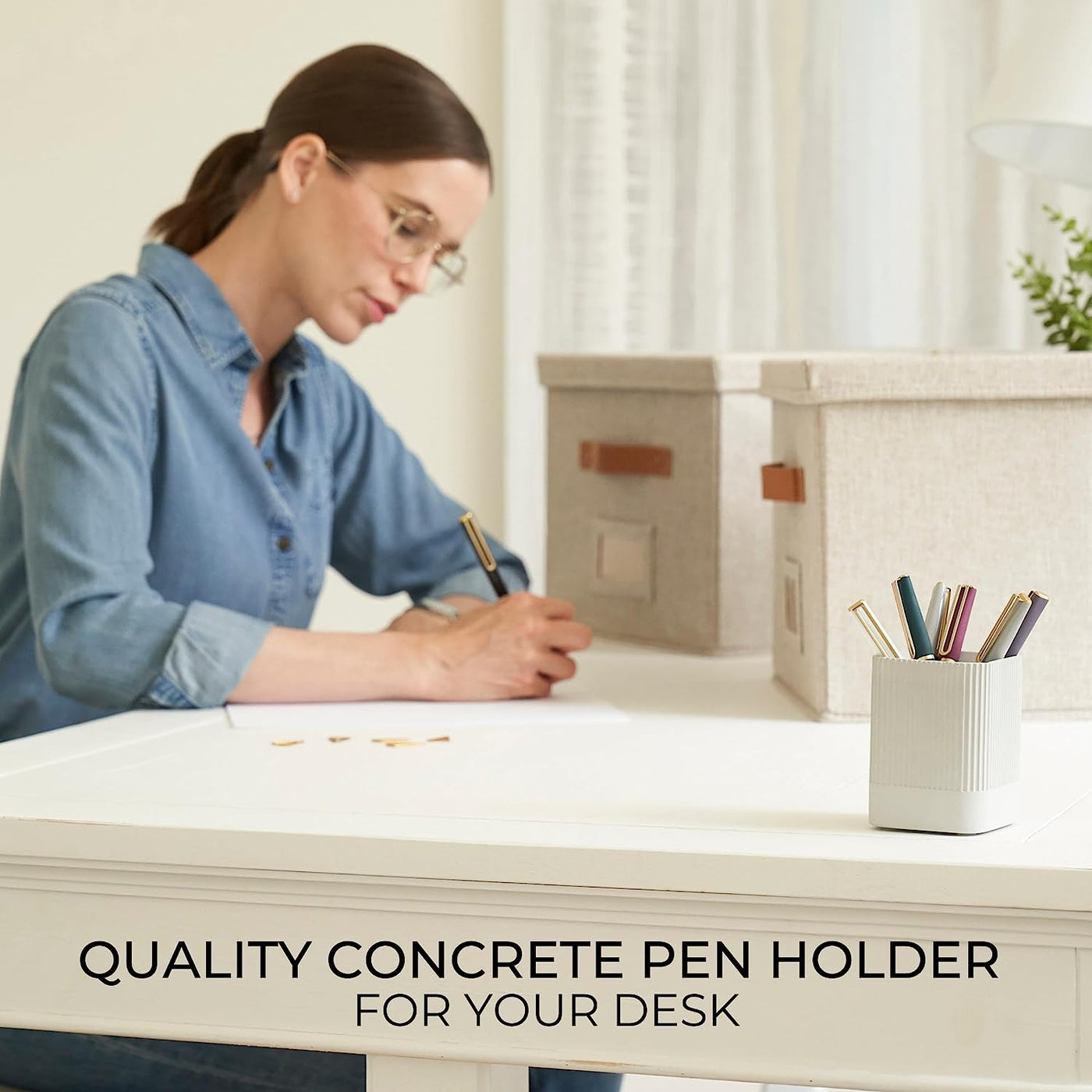 Aesthetic Pen Holder for Your Desk the Perfect Modern