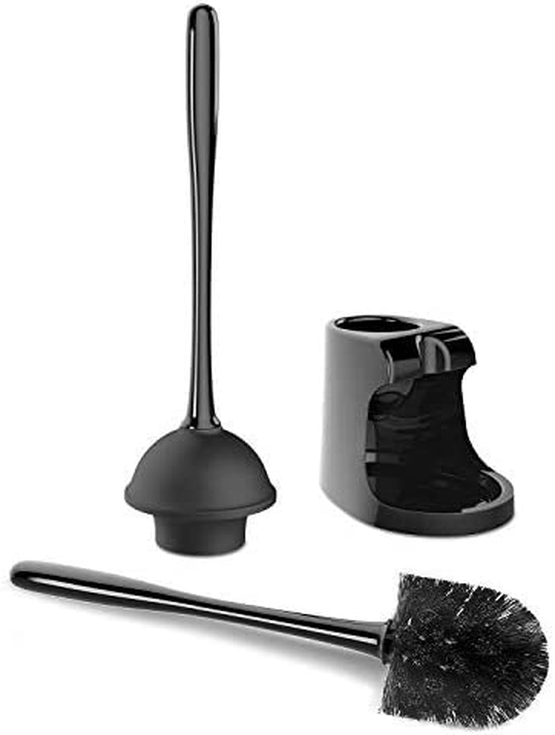 Toilet Plunger and Bowl Brush Combo for Bathroom