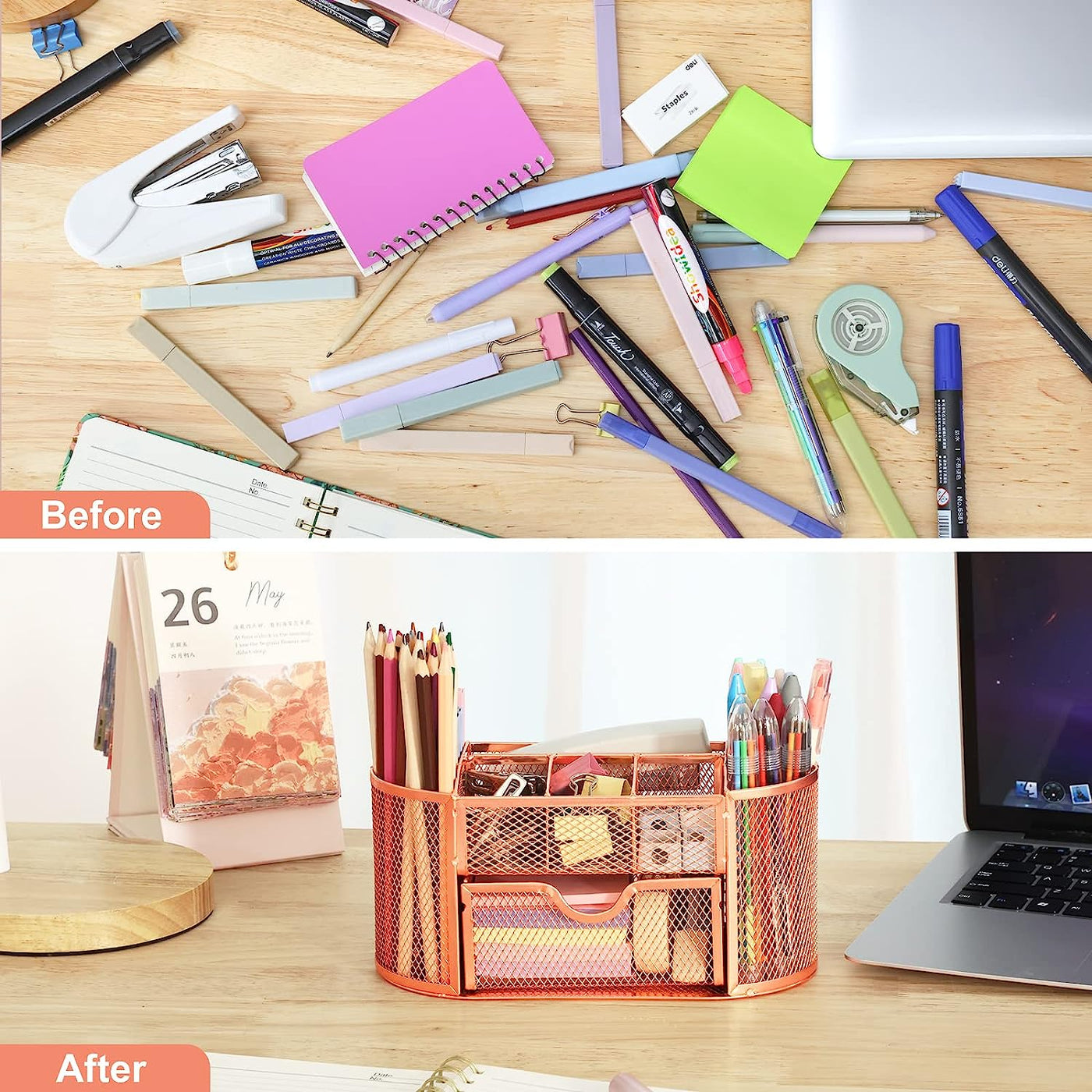 Rose Gold Desk Organizers Office Organizers