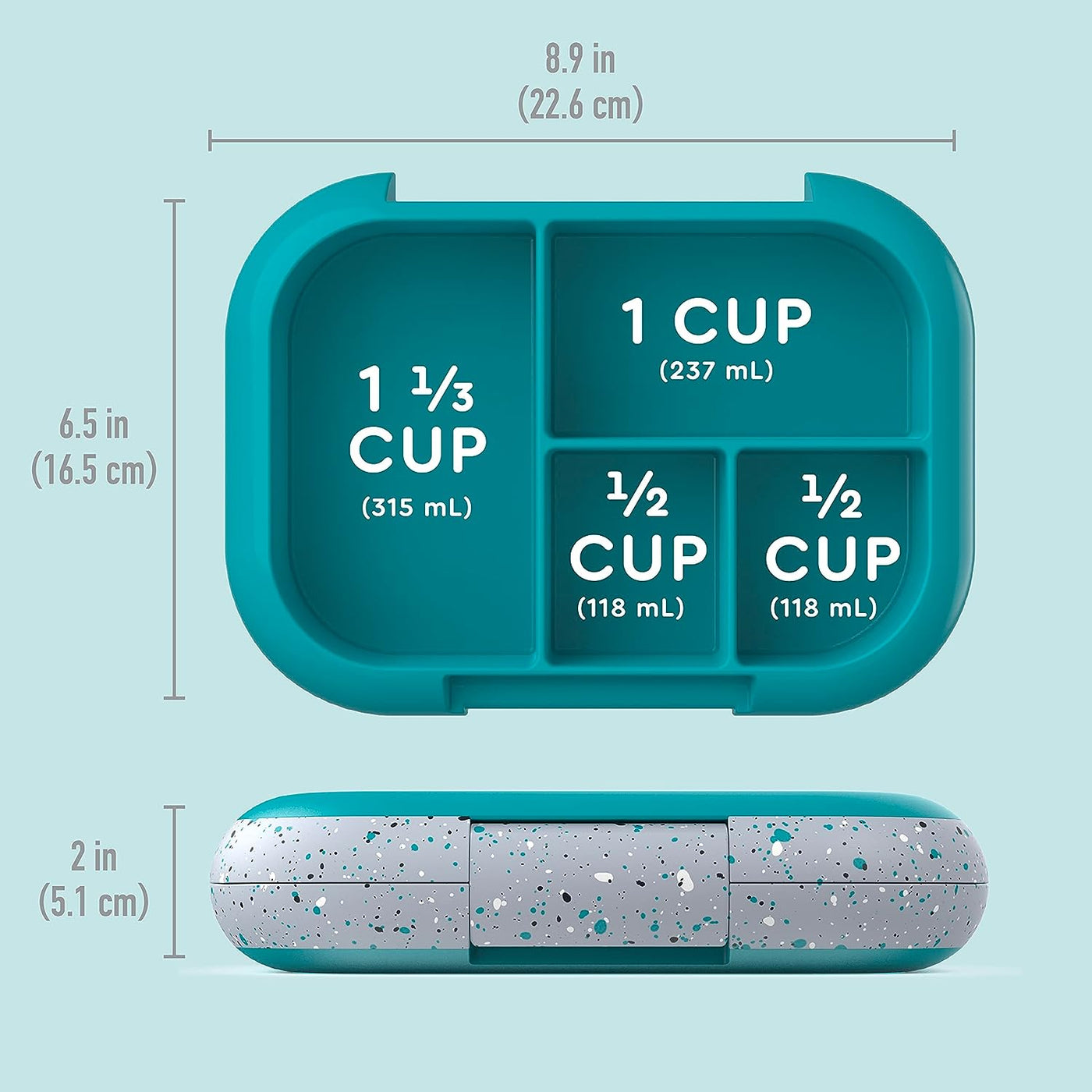 Confetti Designed Leak-Proof Bento Box & Removable