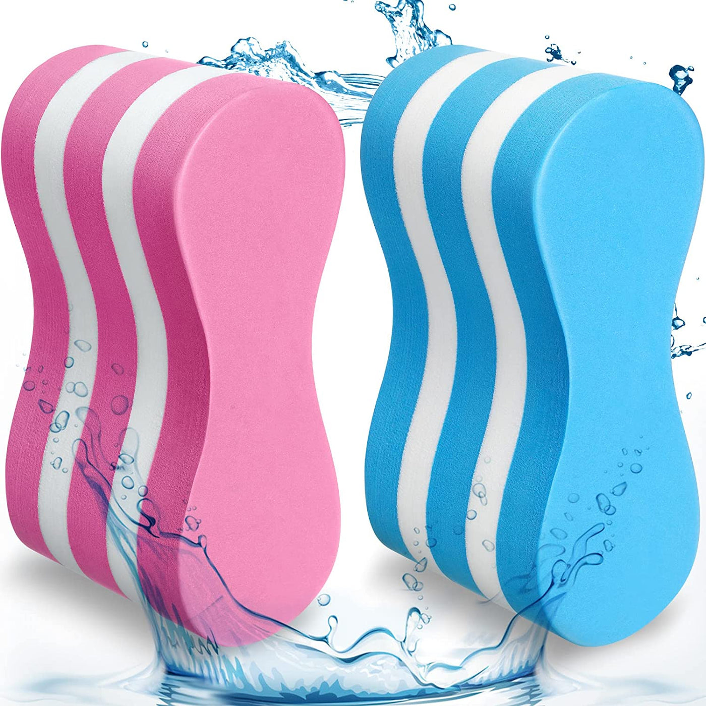 2 Pcs 5 Layer Swimming Pull Buoy Eva Leg Float Swim Gear Lap Swim