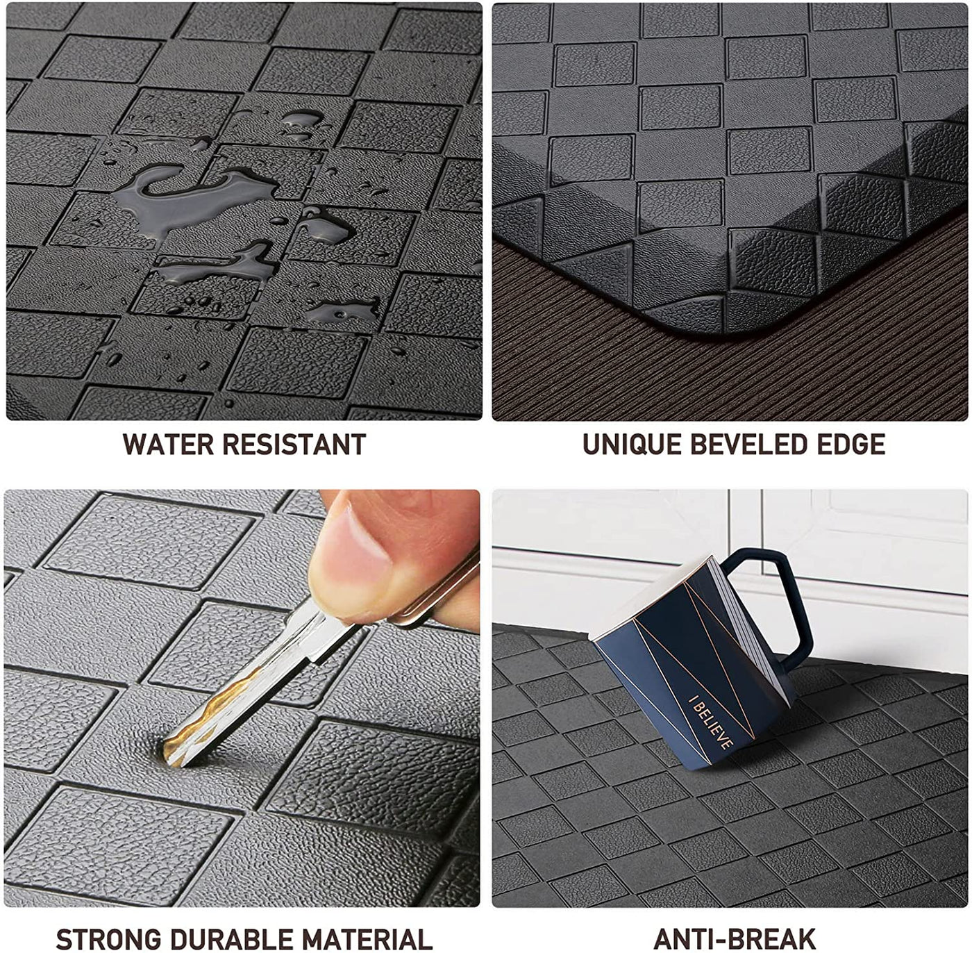 Kitchen Floor Mat Cushioned Anti-Fatigue Kitchen