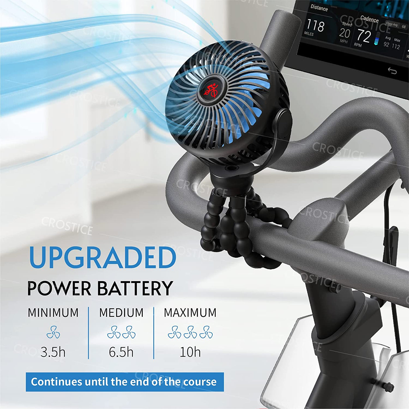 Fan Compatible with Peloton Bike & Bike Plus, Treadmill Fan